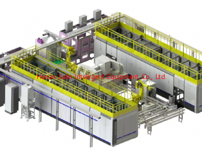 Automatic trickling and coating production line-100S