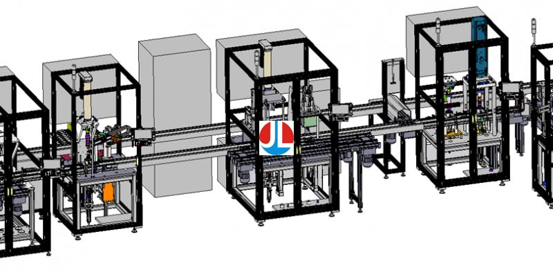 Automotive micro motor assembly and inspection production line